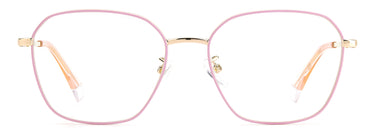 Premium Women Polaroid Eyeglasses: PLD D437/G - Gold & Pink - SpecSMART Eye Clinic (Front View)